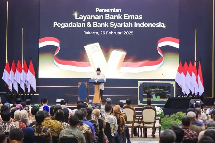 Prabowo Resmikan Bank Emas BSI, Tonggak Baru Keuangan Syariah