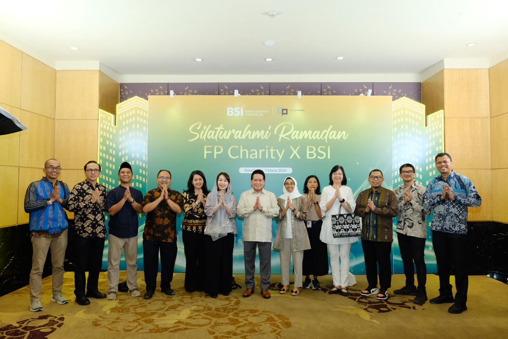 Pemred Charity Bersama BSI, Dukungan Rp200 Juta untuk Insan Media