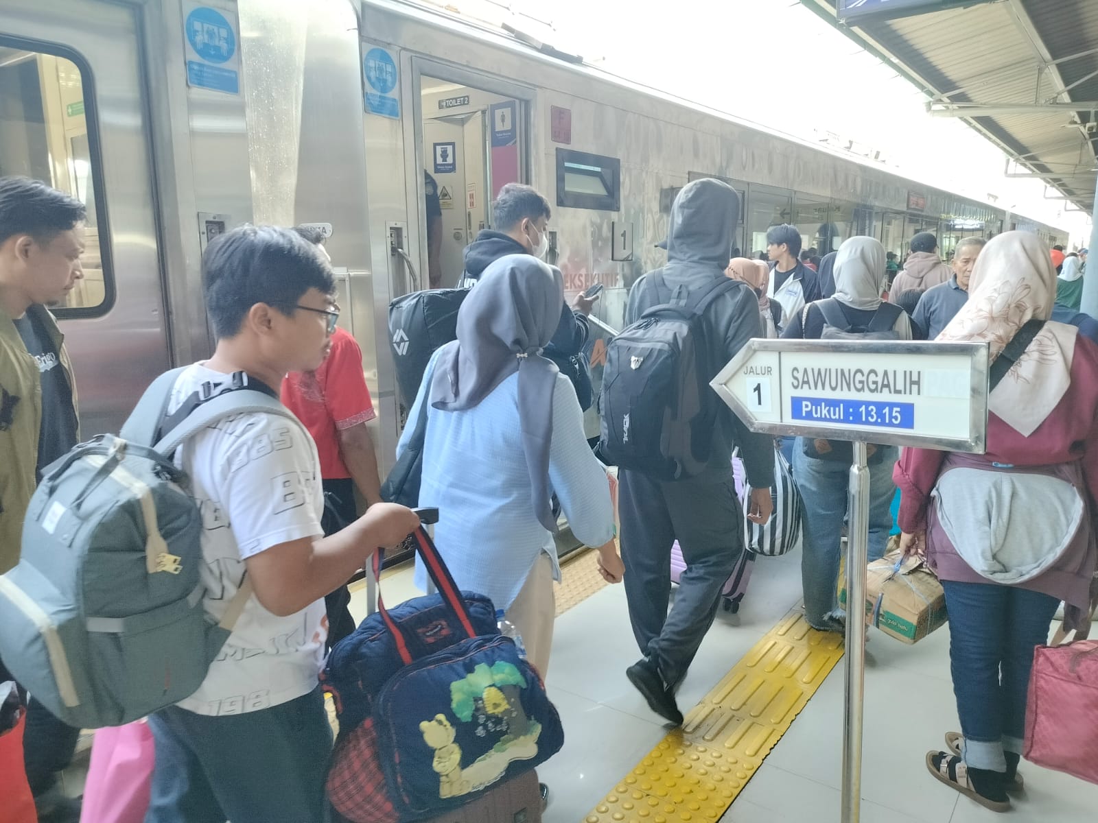 Arus Balik Kereta Api Terpantau Merata Berkat Kebijakan WFA